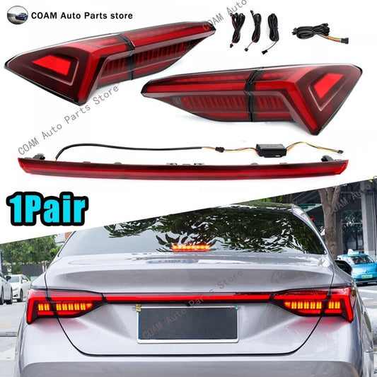 LED taillight kit for Toyota for Avalon 2019-2023 with dynamic turn signal brake lights.