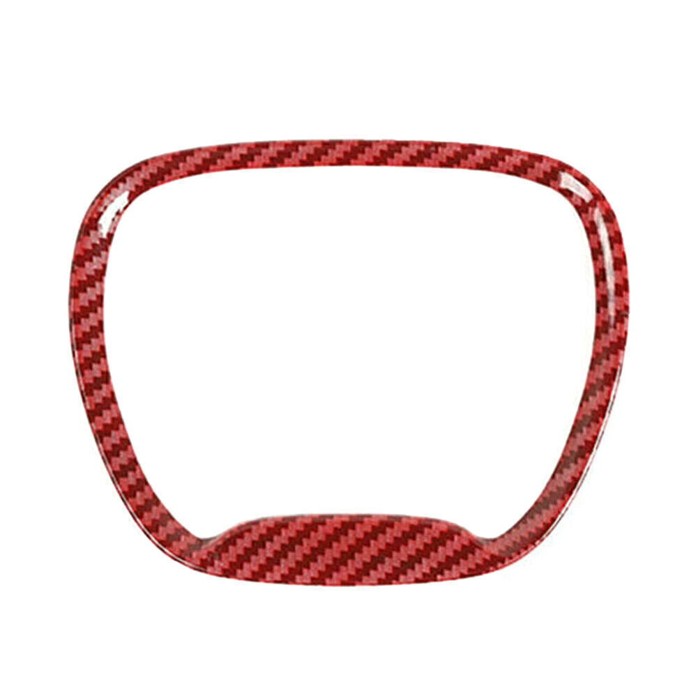 Steering Wheel Center Trim Ring Cover Fit for Dodge for Challenger /Charger 2015-2019 Red