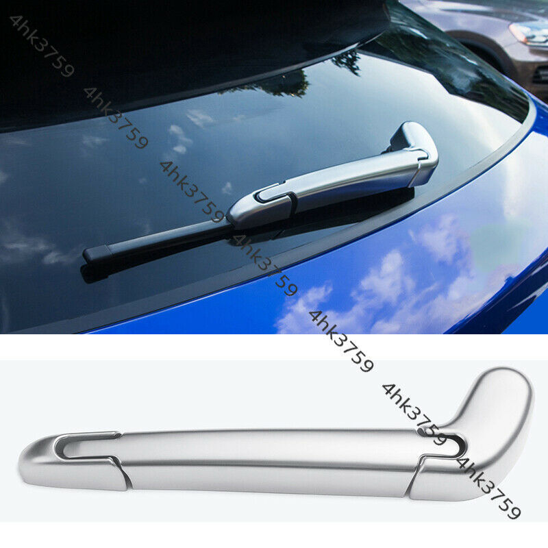 for Jaguar F-PACE 2016-2020 ABS Silver Rear Windowscreen Rain Wiper Cover Trim