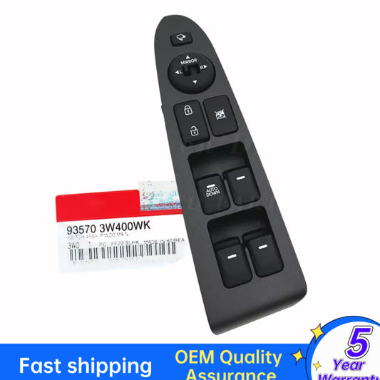 new main power window switch LH, suitable for 2011-2014 for Kia Sportage 935703W400WK