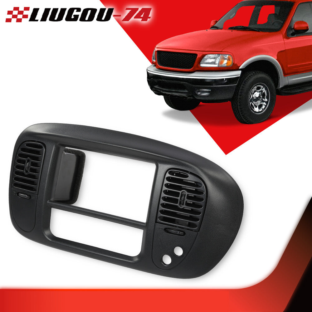 Suitable for 1997-03 for Ford F150 Expedition Center Dash Radio Air Conditioning Vent Air Baffle (Black)