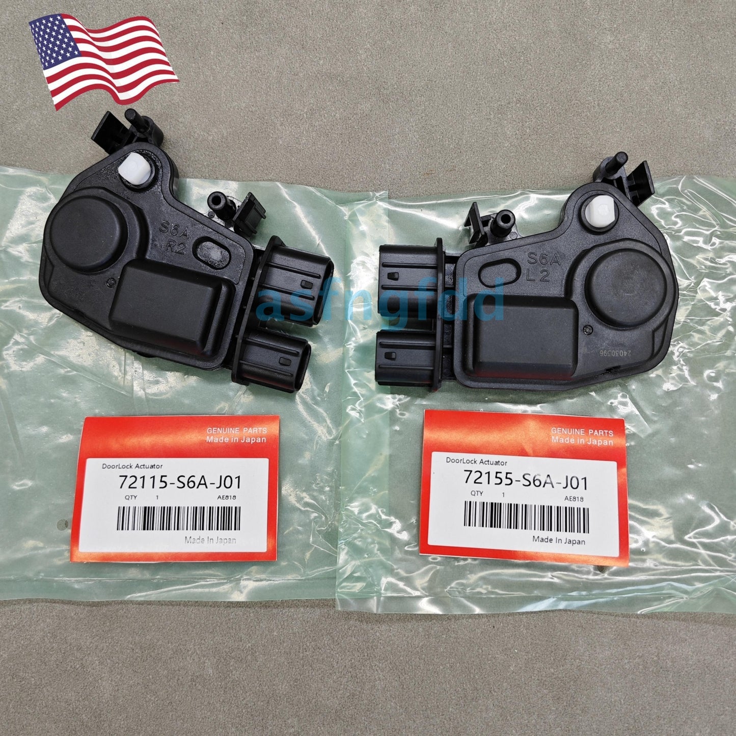 Left and right power door latch actuators are suitable for Honda for Civic , CRV, and for Acura RSX.