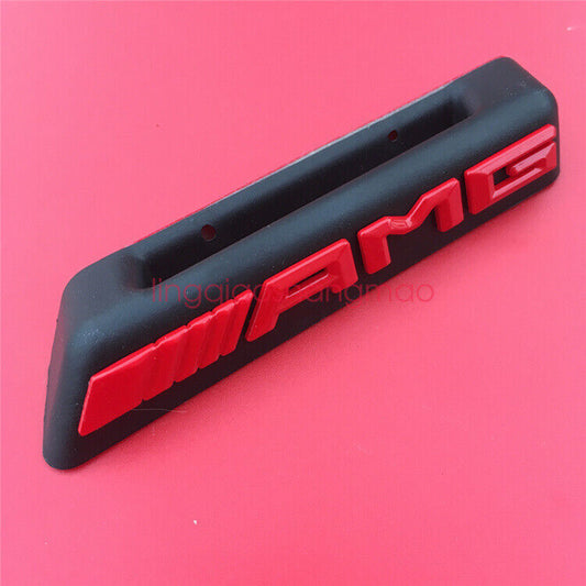 AMG badge black front bumper barbecue badge for Mercedes C63 W205 W212 models