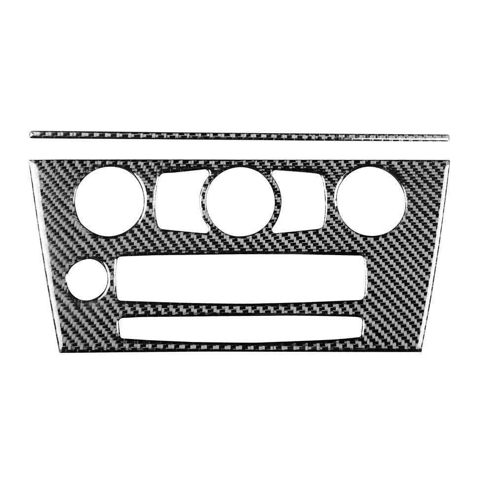 for BMW 6Series E63 E64 2008-2010 Carbon Fiber Central Console Panel Cover Trim