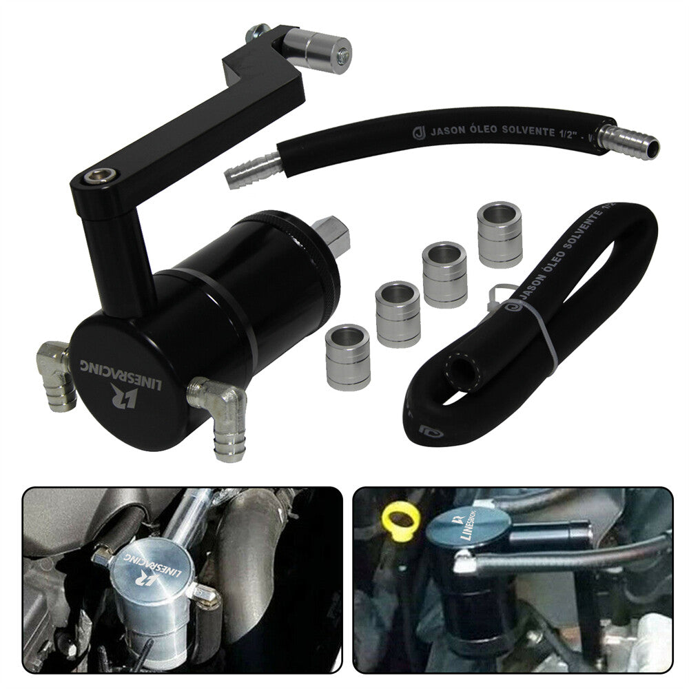 Oil Catch Can Tank w/ Z Bracket For 09-19 for Dodge for Challenger for RAM 1500 5.7L 6.4L