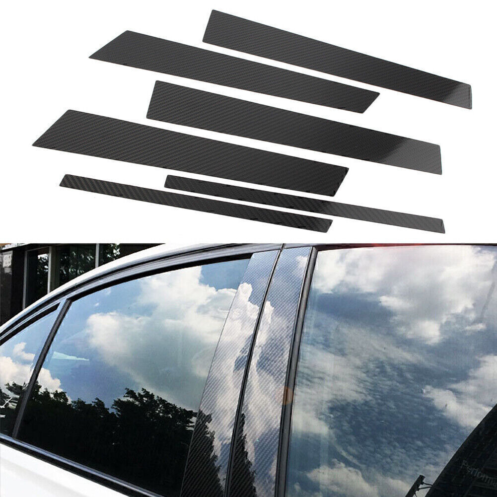 Autofenster B S?ule Blend Abdeckung Kohlefaser Satz F¨¹r for BMW 1er F20 2012-2016