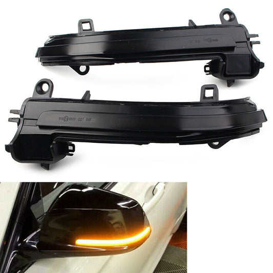 Dynamic Turn Signal Mirror Sequential Light Lamp Fit for BMW F20 F30 F33 F34 F32