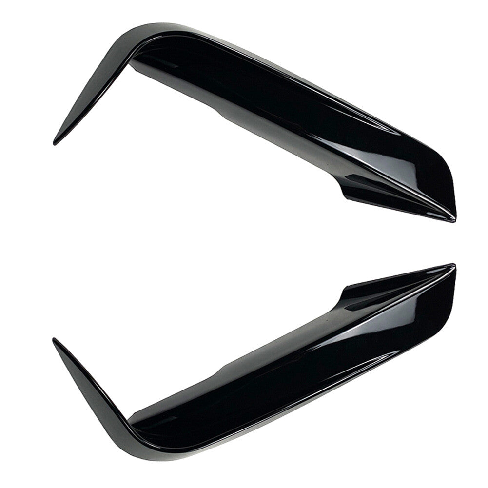 Front Bumper Fangs Trim Air Vent Lid Cover for BMW 3-Series F30 F31 12-18 Black
