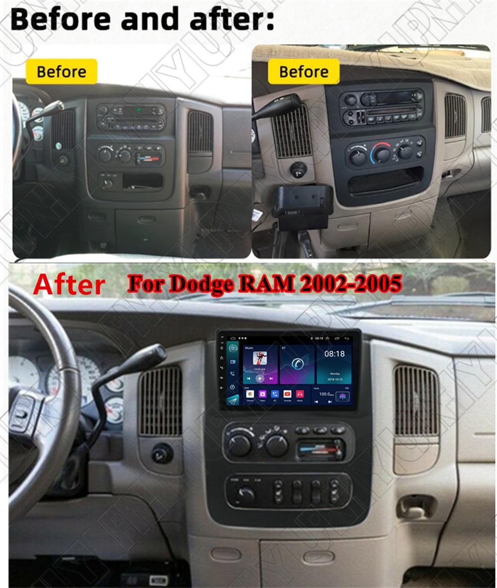 9Android 12 1+16GB Car Stereo Radio for Dodge for Ram 1500 2500 3500 2002-2005