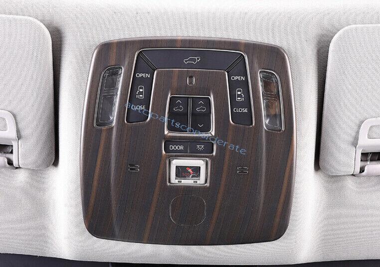 for Toyota for Sienna 2021-24 Dark Wood Grain Roof Front Reading Light Cover Trim 1X
