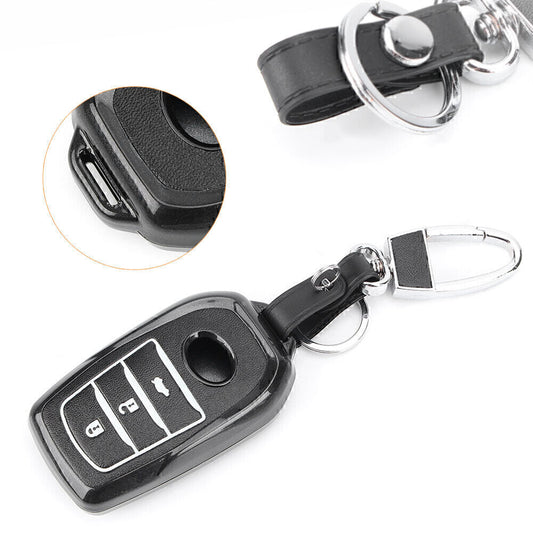 Car remote keychain case, suitable for Toyota RAV4, for Corolla , Prado, and for Land Cruiser .