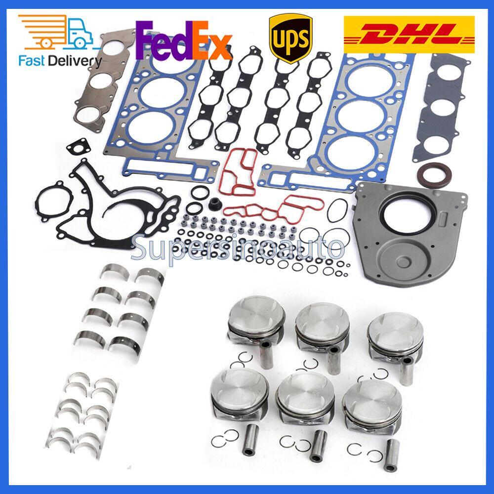M272 3.5L Engine Overhaul Rebuild Kit For W166 R230 S203 C209 for Benz W204 W211 US