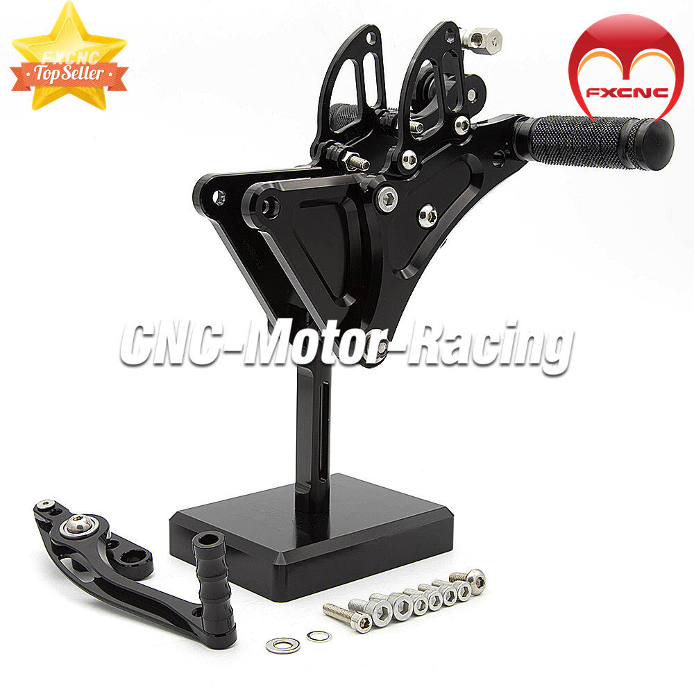 CNC geared footstool footstool foot peg set pedals suitable for Buell XB9S XB12S XB9R XB12R