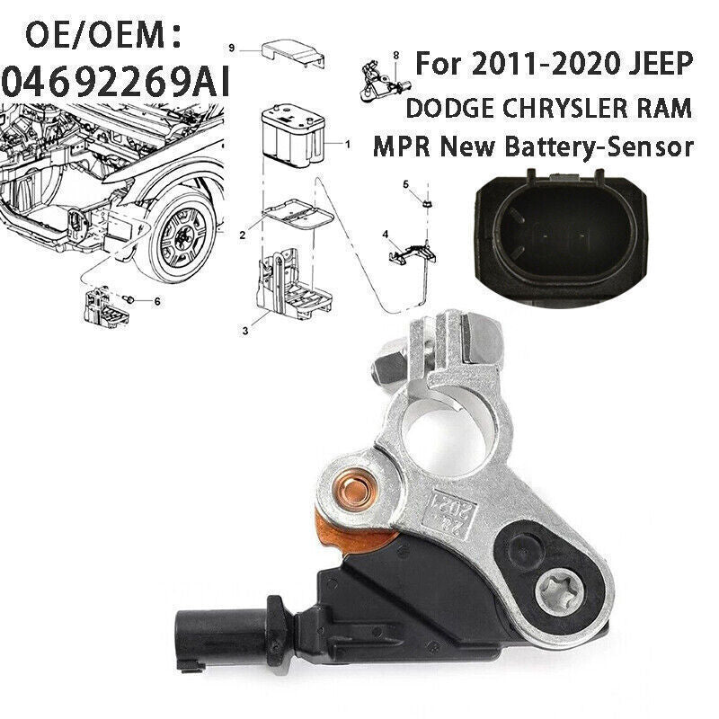 Fit For 2011-20 for Jeep for Dodge for Chrysler for Ram Auto Part Battery Sensor IBS  4692269AI
