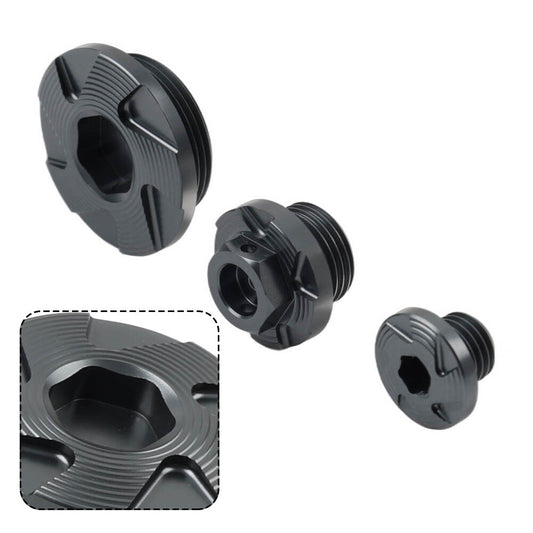 Engine Timing Oil Filter PlugS fit for Kawasaki KX250/450 KLX450R Screw Bolt Set