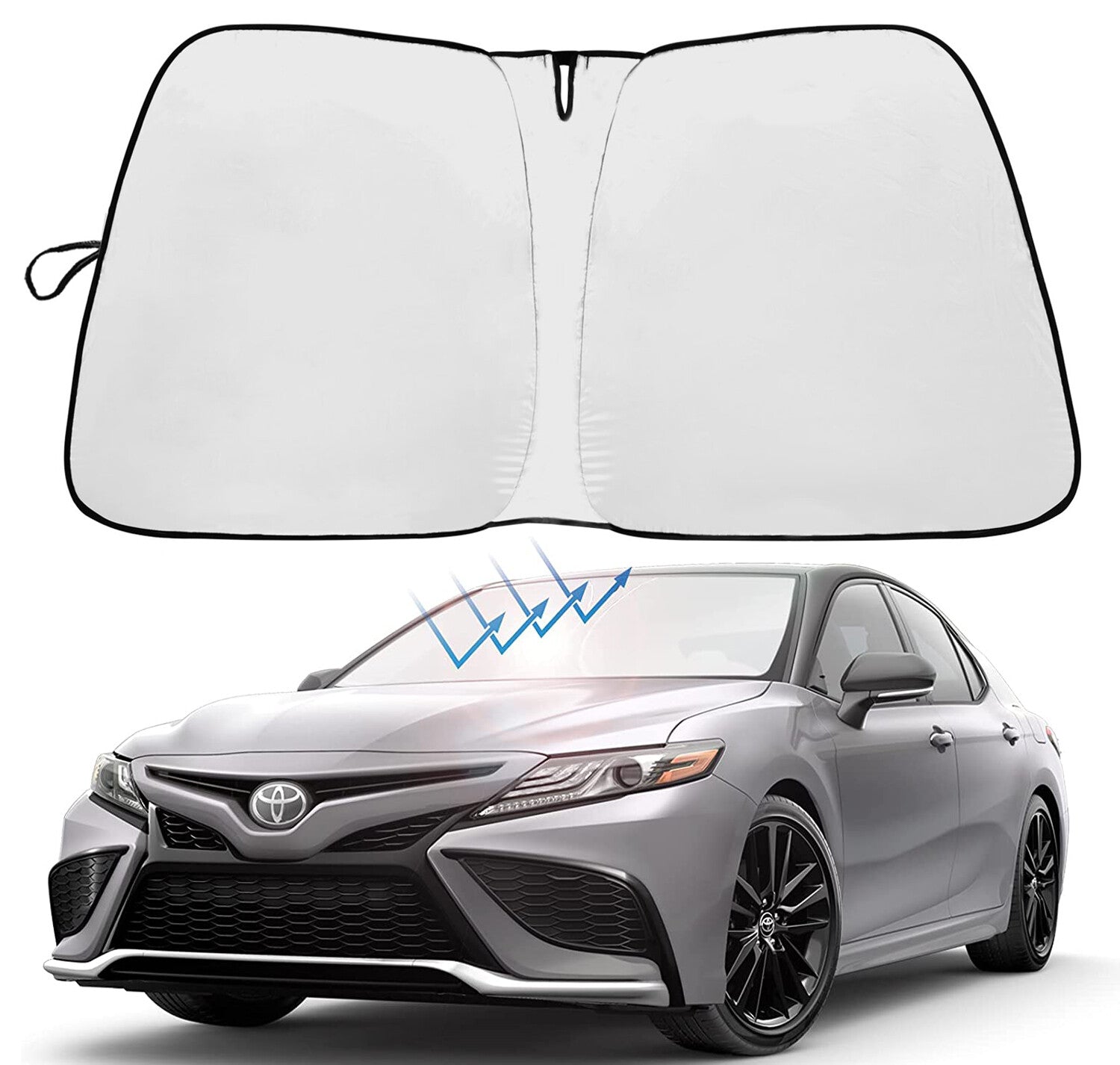 Fits 2018-2023 for Toyota for Camry Windshield Sun Shade UV Block Window Visor Cover