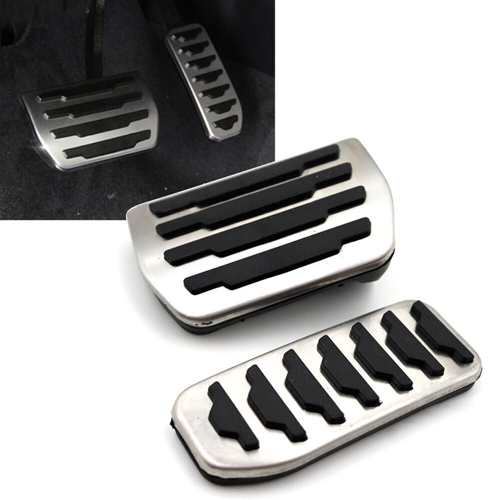 2¡Á Car Foot Gas Brake Pedals Cover Kit Fit for Jaguar for Land Rover for Range Rover Motor