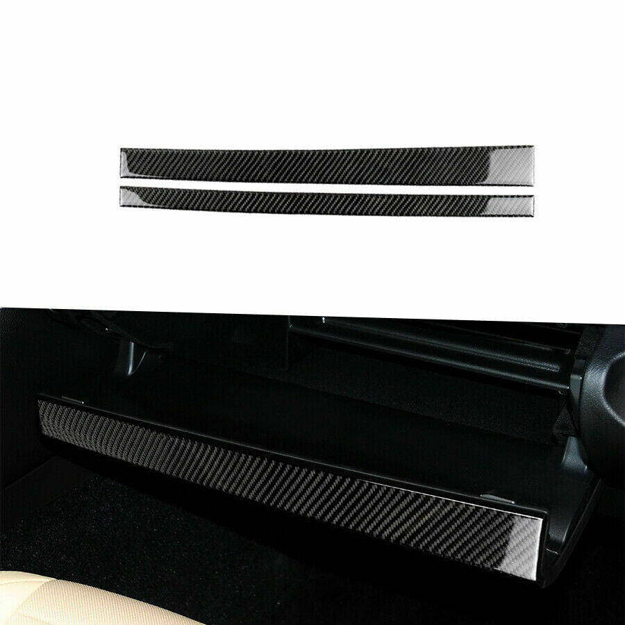 Carbon fiber interior storage compartment lid trim suitable for Lexus IS250 2013 - 19