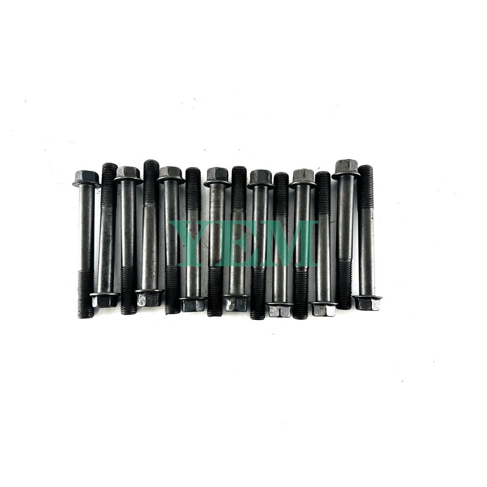 1 Set Engine Head Bolt 14pcs For Yanmar 3TNC80 Engine 3TNC80 Cylinder Head Bolt