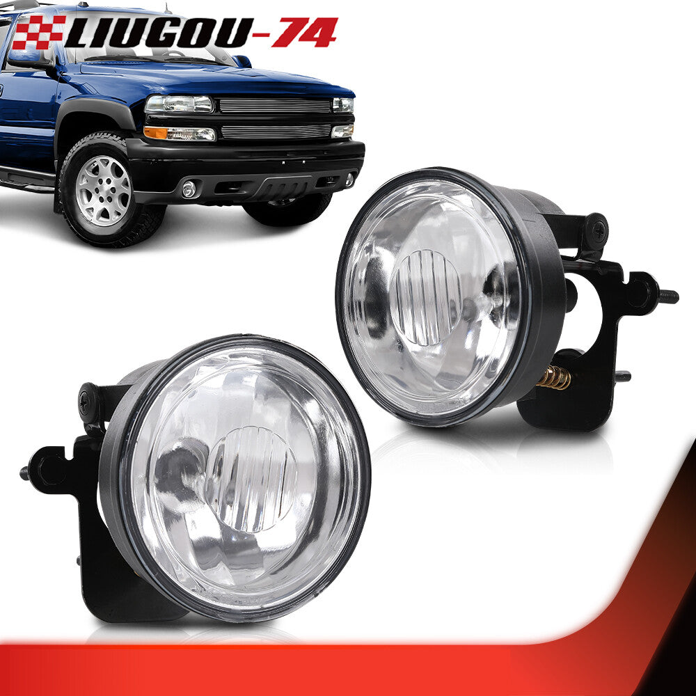 Fog lights suitable for 2004-2006 for Chevrolet Suburban Tahoe Z71 driver's bumper transparent lights.