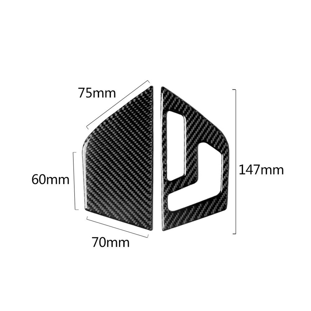 Carbon Fiber Door Buckle Trim for Mercedes-Benz C-Class W204 07-13 Type A