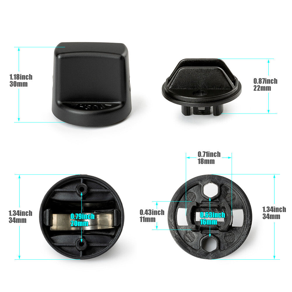 for Mitsubishi Outlander 2007-2017 Keyless Ignition Start Switch Knob Cap Insert