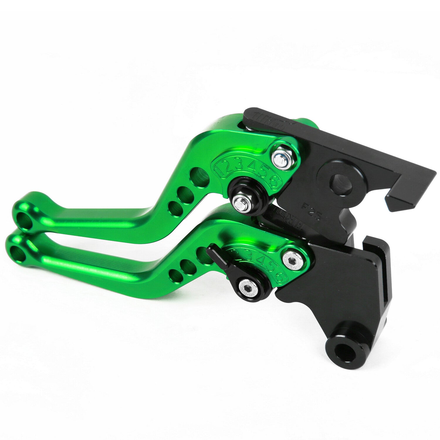 for Kawasaki 300 400 2013-2020 Short Clutch Brake Levers Green US Z300