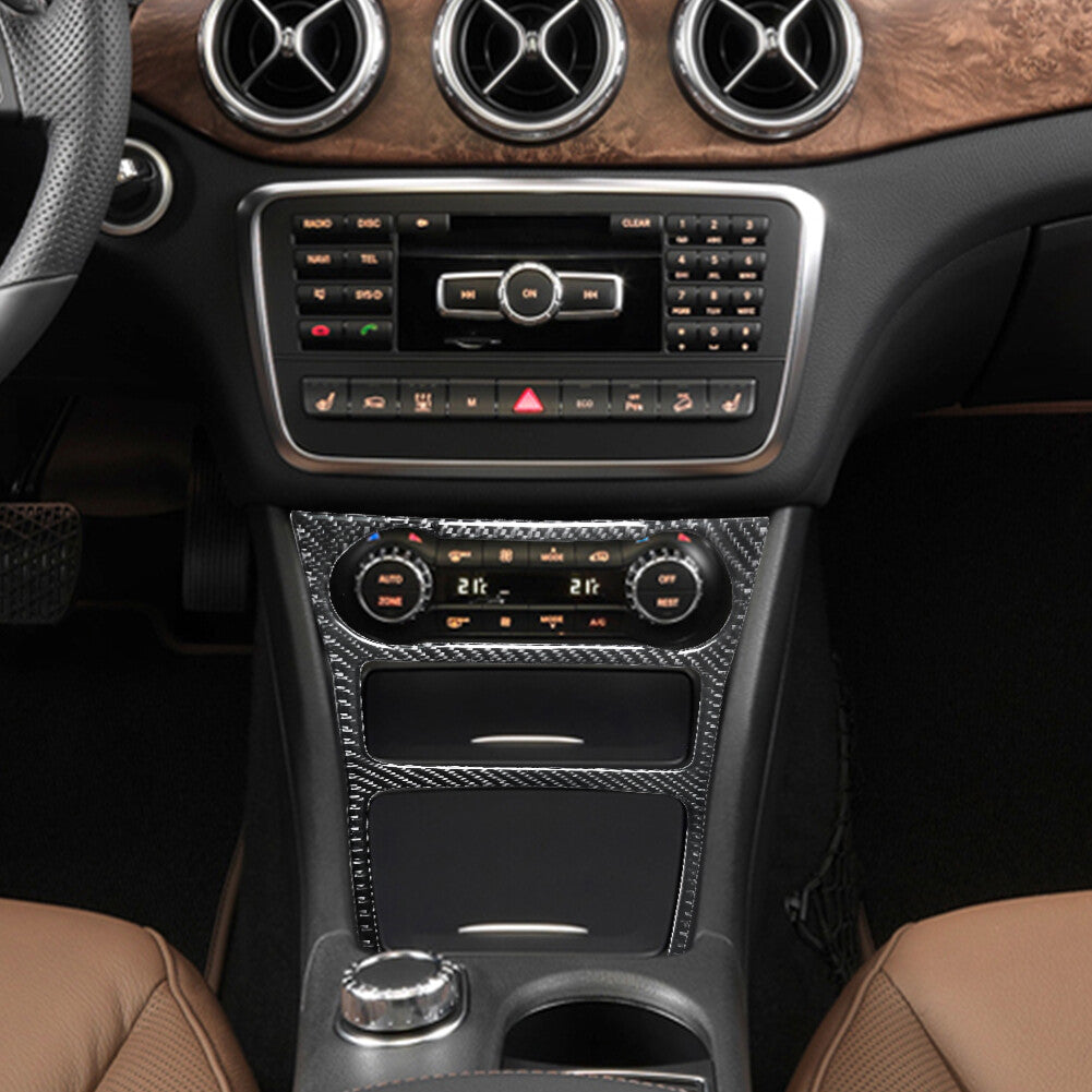 Carbon Fiber Center Console Trim for Mercedes-Benz CLA 2014-18/GLA 2015-18