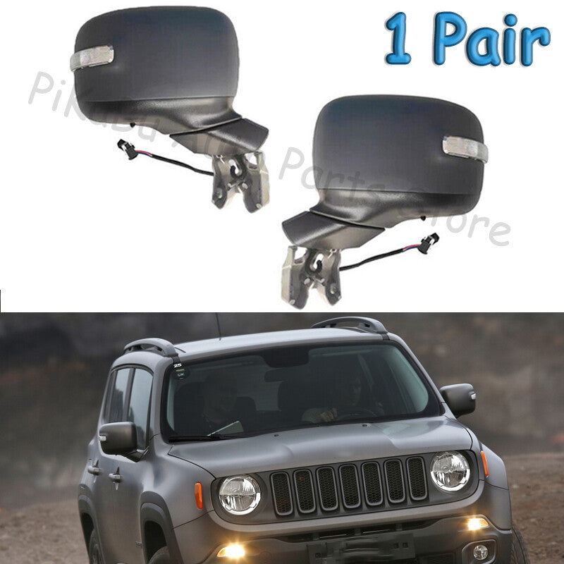 1Pair for Jeep Renegade 2015 2016 2017 2018 Power Mirror No Heated Signal Light