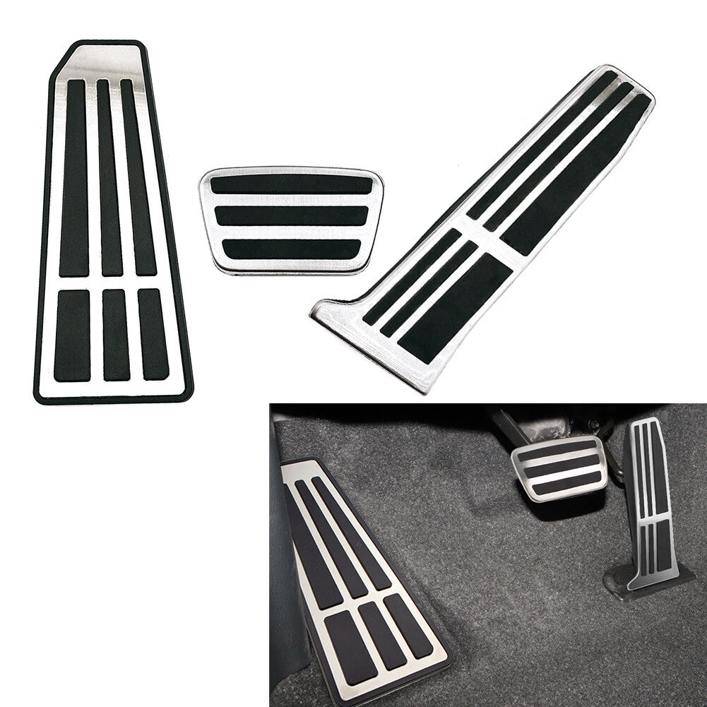 LHD Brake Gas Pedals Foot Rest Pedal Covers for Toyota Highlander for Camry RAV4