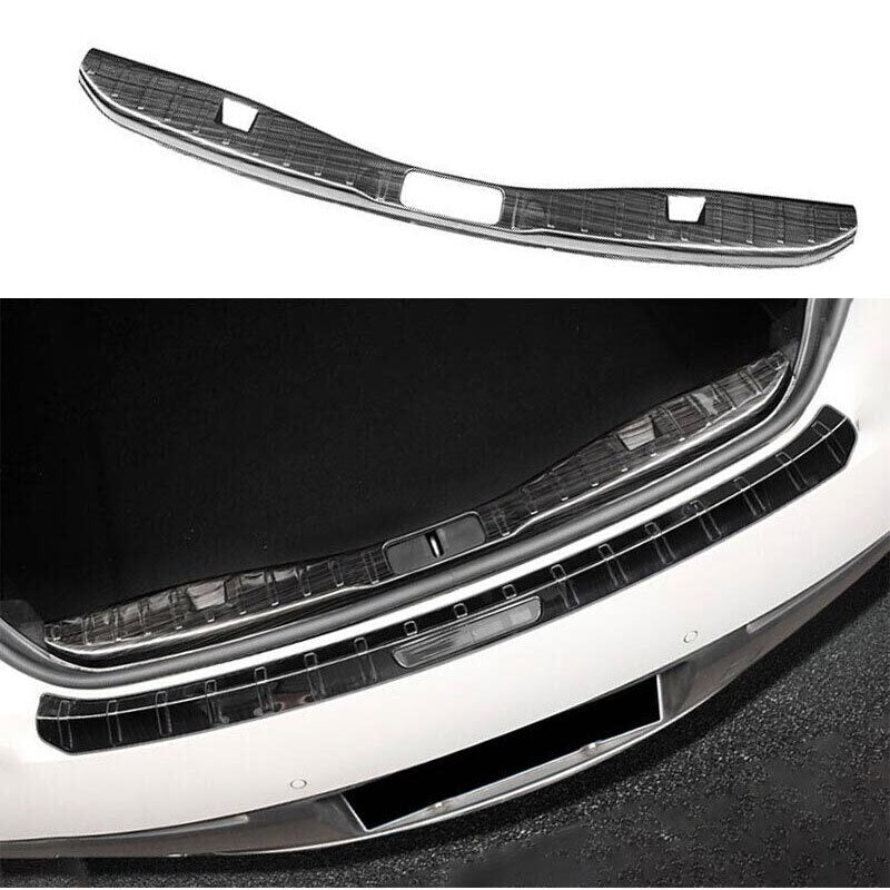 Fit for Lincoln MKZ 213-20 Titanium Black Guard Trim Rear Bumper Protector