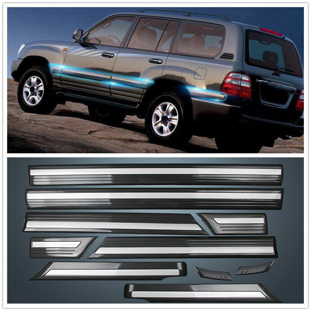 for Toyota for Land Cruiser LC100 4700 1998-2007 Door Anti-collision Strip Cover 10x