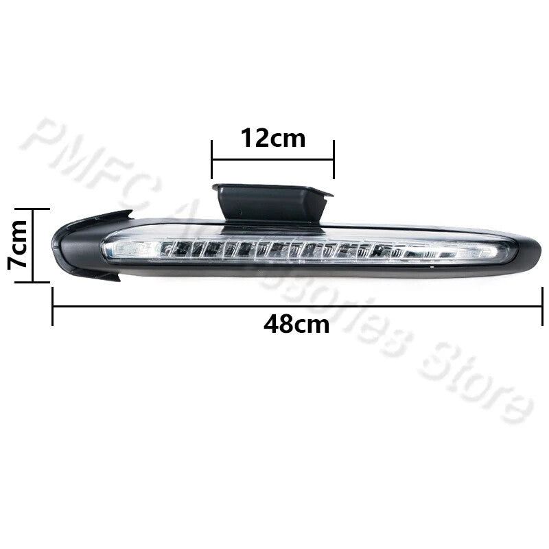Right LED DRL daytime running lights for Porsche for Cayenne 958 Turbo Style 2011-18