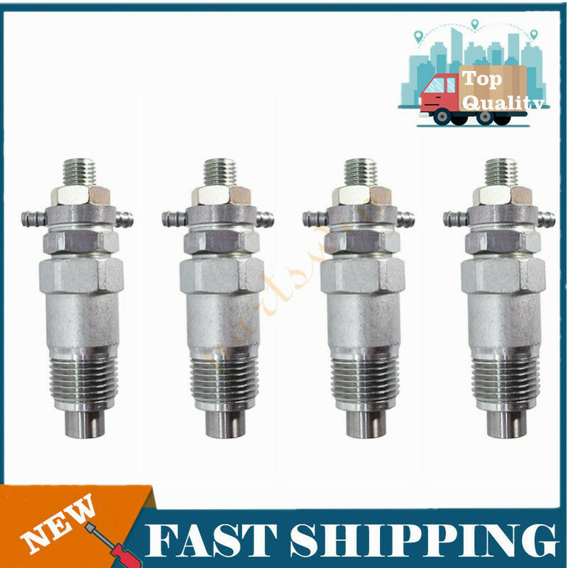 4-pack of fuel injector nozzles suitable for Kubota D1302, D1402, V1702, and V1902 engines. 15271-53000