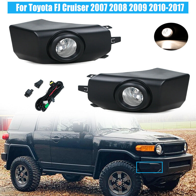 LED Fog Light Fog Lamp Daytime Running Light Set for Toyota FJ Cruiser 2007-2017