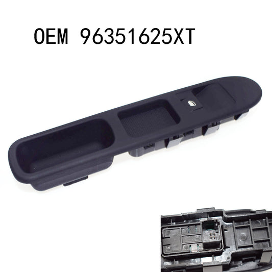 for Peugeot 307 2001-2011 96351625XT Passenger Power Window Switch Control BLACK
