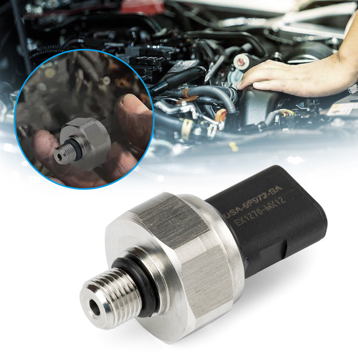 Fuel Injection Pressure Sensor CM-5250 for Ford F-150 for Lincoln MKC BU5Z-9F972-B