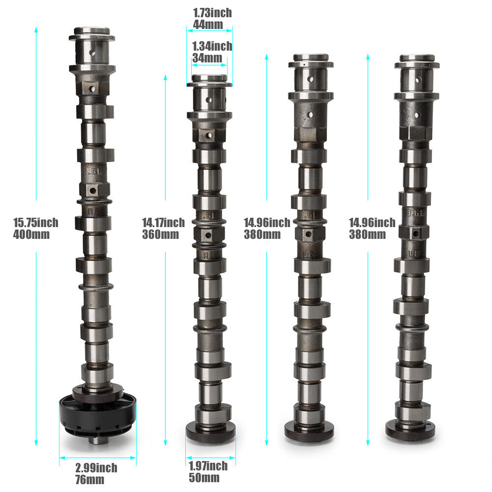 4-piece engine camshafts suitable for RAM PROMASTER 1500 2500 3500 C/V, for JEEP for WRANGLER , for Dodge