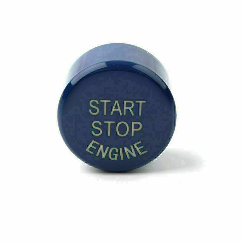 Autos Motor Start Stop Knopf Abdeckung Trim Blau f¨¹r for BMW 5er G30 G Chassis