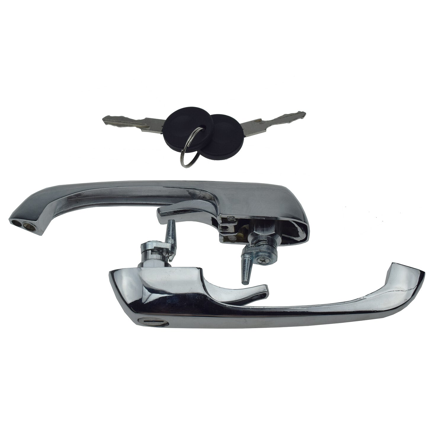One pair of outer door handles with key 211837205N, suitable for Volkswagen Van Type 2 69-79.