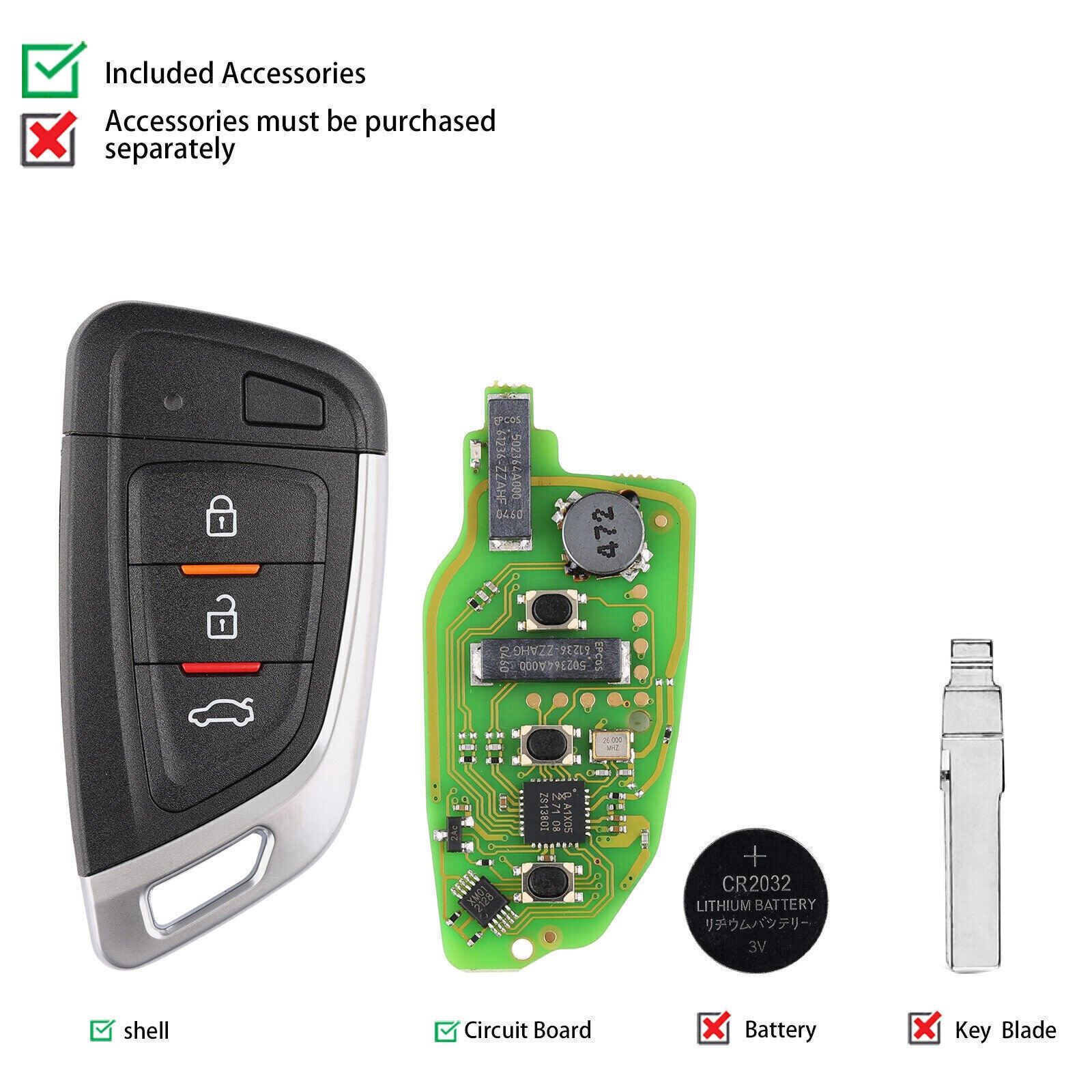 Universal for Smart Key Proximity XSKF01EN For VVDI Key Tools for Honda / for Ford