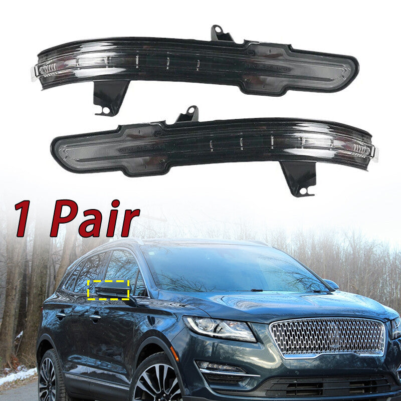 2Pcs Side LED Rearview Mirror Signal light for Lincoln MKC MKX Nautilus Rearview