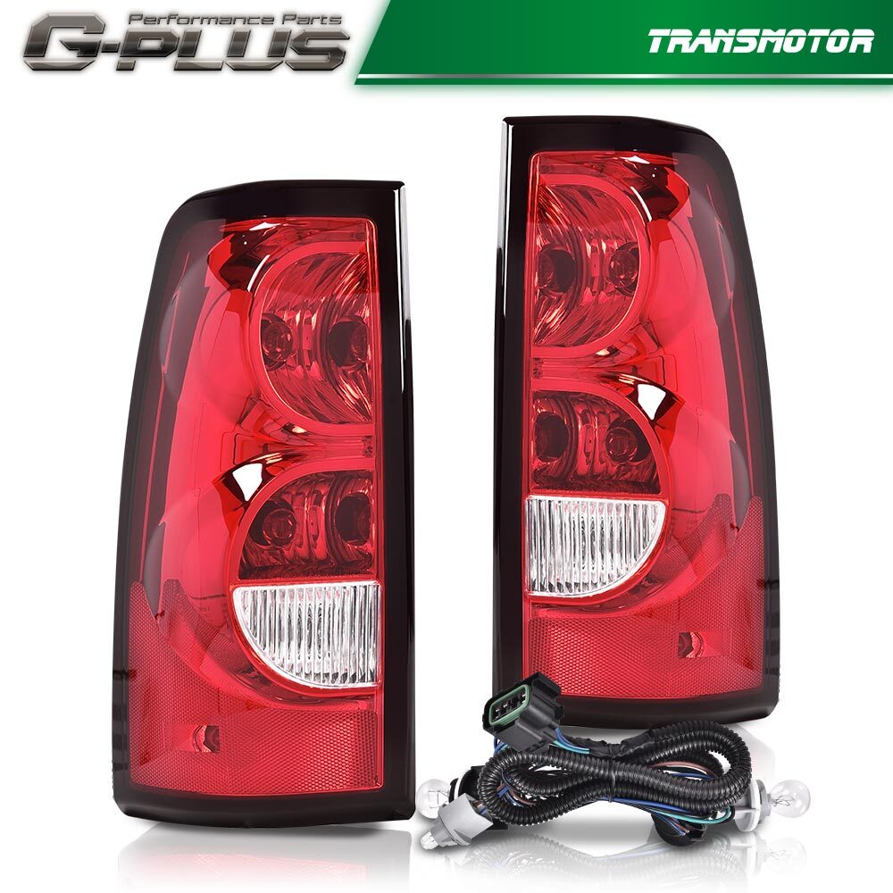 Red taillights and brake lights are suitable for 2003-2006 for Chevrolet Silverado 1500, 2500, 3500 HD