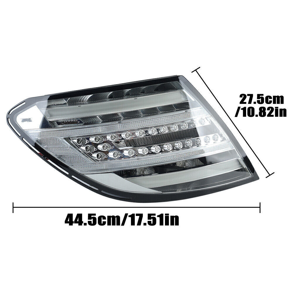 pair of transparent LED taillights are available on the 2011-2014 for Mercedes-Benz C-Class W204.