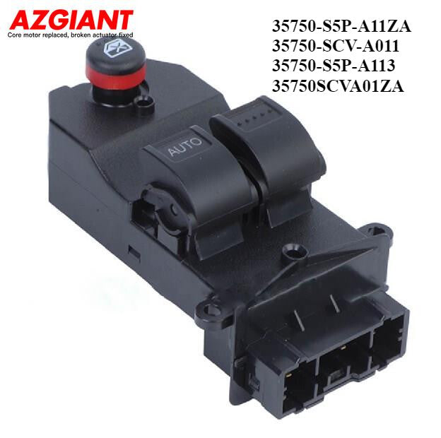 35750-S5P-A11ZA Power Window Door Control Switch Driver Left for Honda for Civic