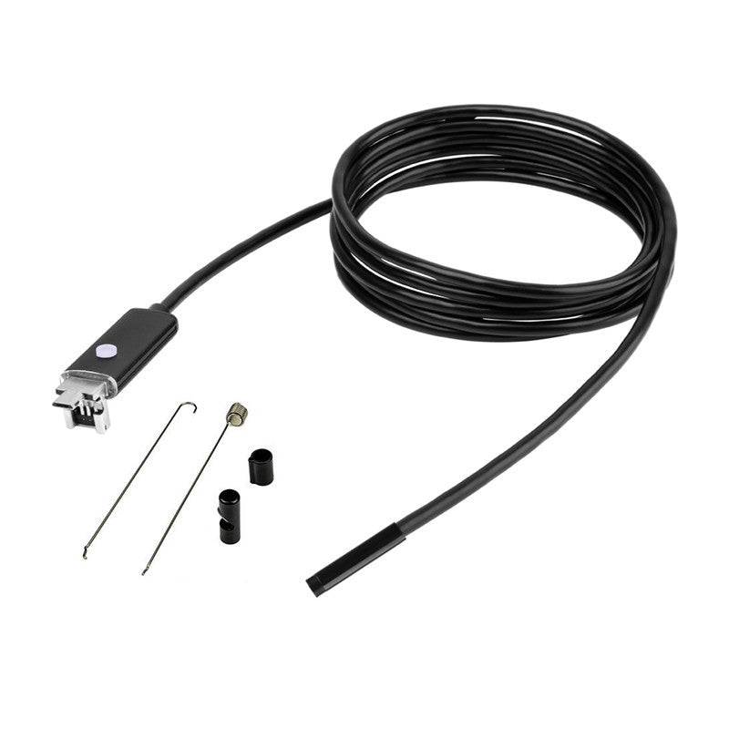 AUTO 2in1 Endoscope Android USB Inspection Camera 8MM Borescope Night USE