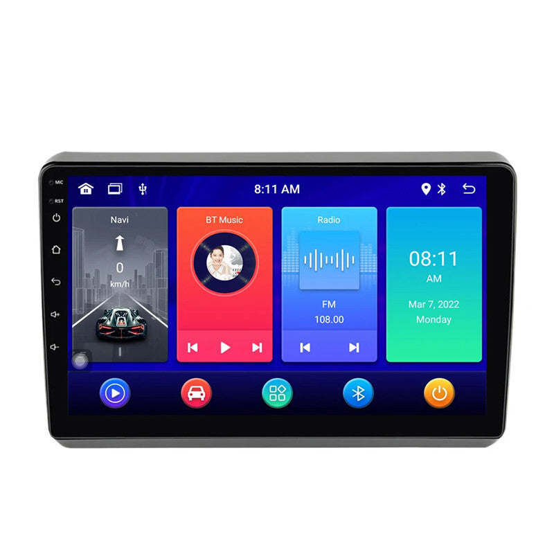9in Car GPS Multimedia Player Stereo Screen Audio Navigat For 12-17 for Fiat Viaggio