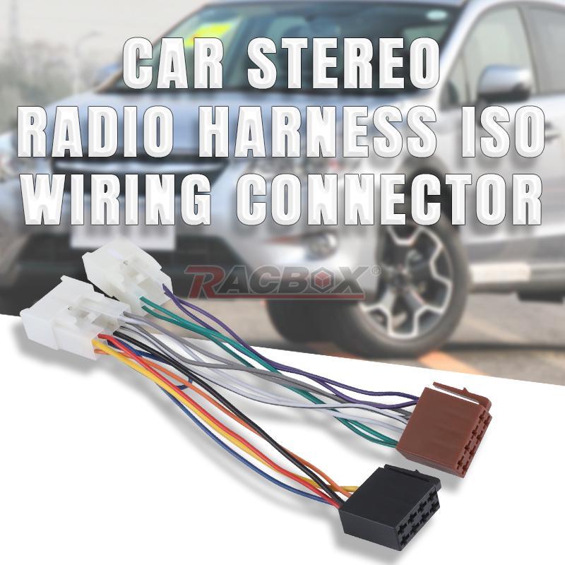Car ISO Radio Stereo Wiring Harness Cable Adapter Connector Plug for Toyota