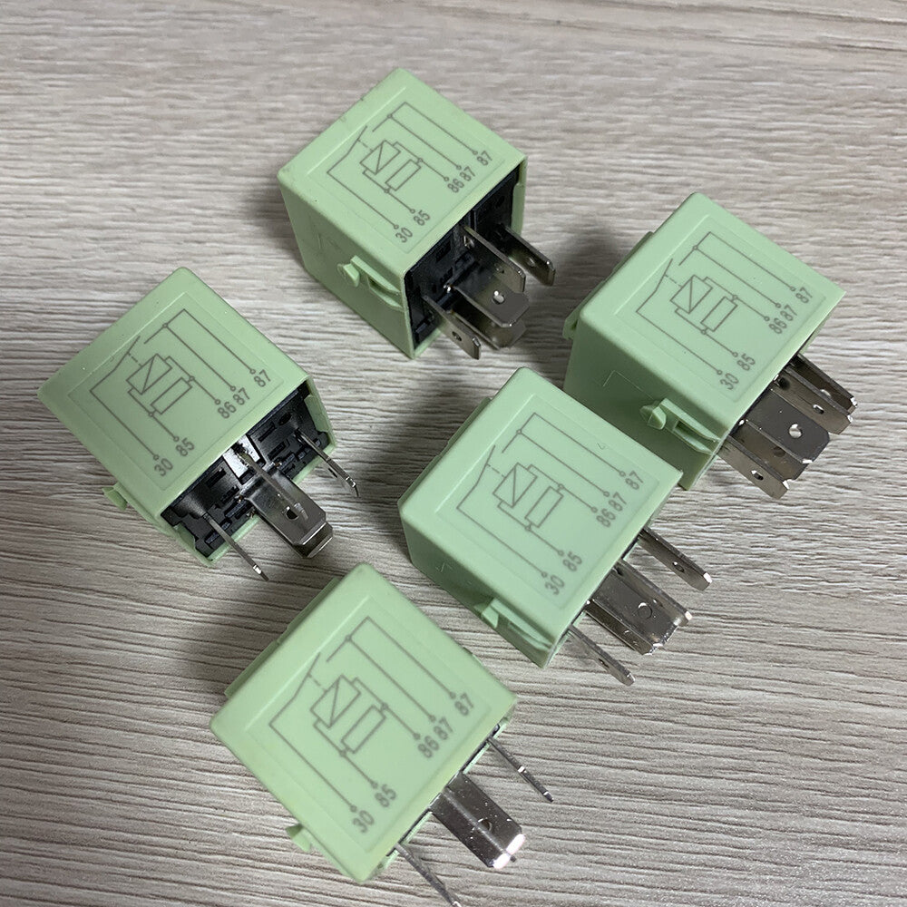 5Pcs Tyco for BMW Multipurpose Relay Green for BMW 61368373700 V23134-K59-X312 New