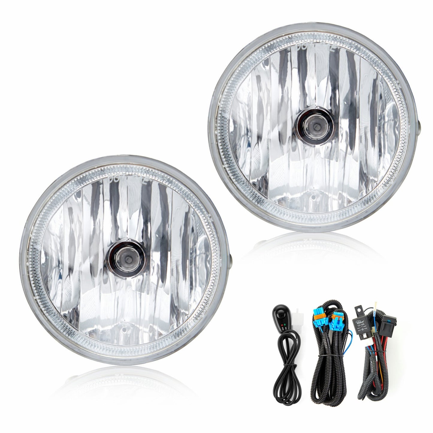 Fog light assembly suitable for 2008-2016 for Toyota Sequoia 1 dual (OE style)